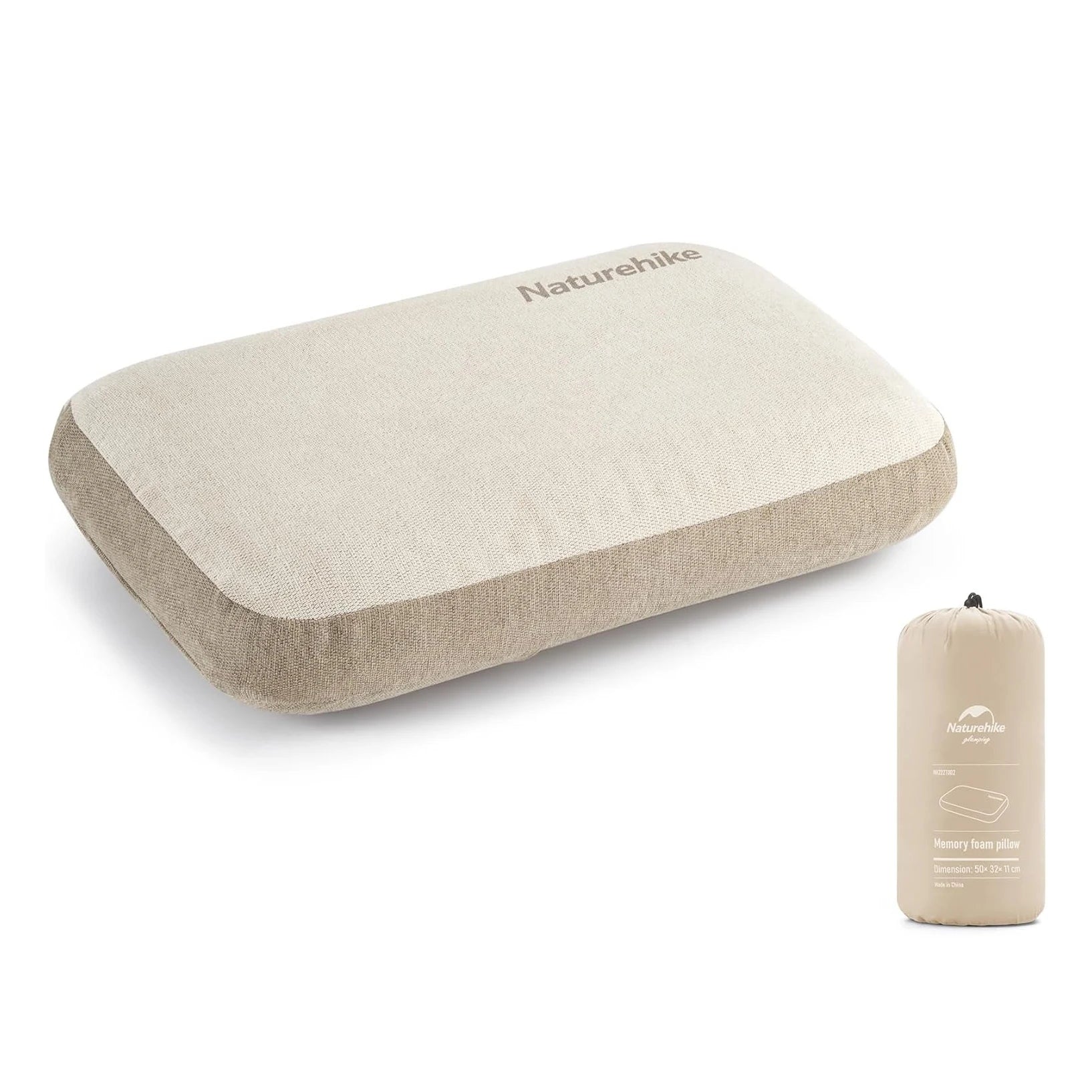 Naturehike Camping Pillow Portable Memory Foam Comfort Square Pillow Outdoor Travel Soft Sleeping Pillow