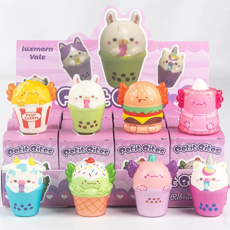 Soft Squishy Slow Rising Food Toy Blind Box Collectible Figures for Kids Stress Relief Gift