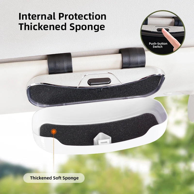 Car Sun Visor Sunglasses Box Glasses Eyeglasses Storage Case Interior Accessories For Zeekr 001 FR MIX 009 007 GT Zeekr X 7X 9X