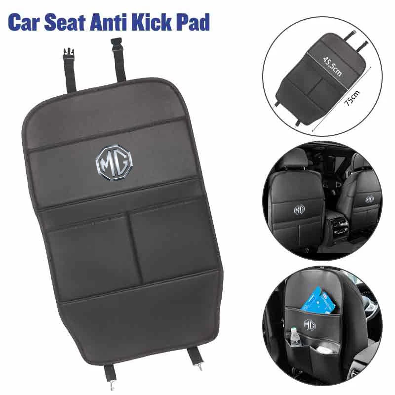 Car Seat Anti-Kick Pad Seatback Storage Bag Accessories For Morris Garages MG 6 3 5 7 TF ZR ZS HS GS GT Hector RX5 RX8 350 550