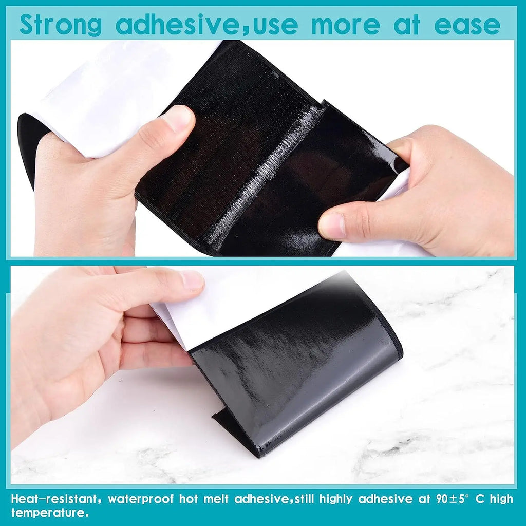 Heavy Duty Self-adhesive Hook and Loop Tape, Strong Sticky Back Velcros Fastener Roll for Home Furniture, Couch Sofa Cushions