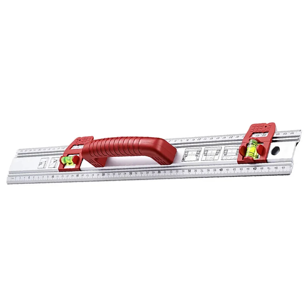 Multi Function Aluminum Level Ruler For Construction DIY Projects With Non Slip Handle And Hanging Hook