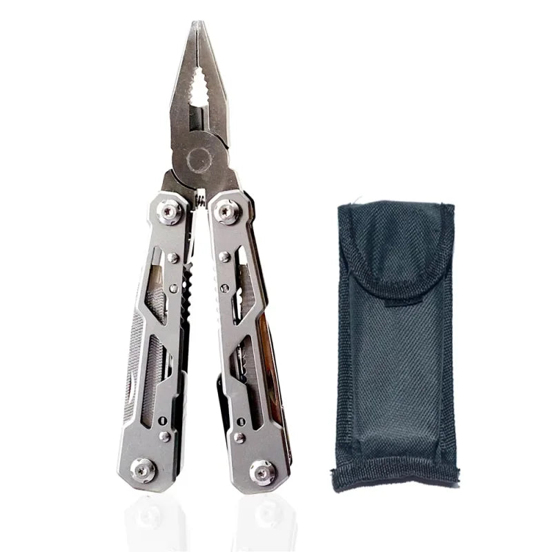 Hollow Out Folding Plier Portable Multifunctional Tool Plier Outdoor Emergency Camping Combined Knife Plier