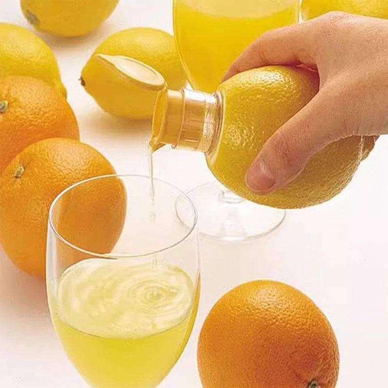 Portable Lemon Squeezer Plastic Resuable Lightweight Juices Reamer Washable Manual Juices Reamer Built in Filter for Home Travel