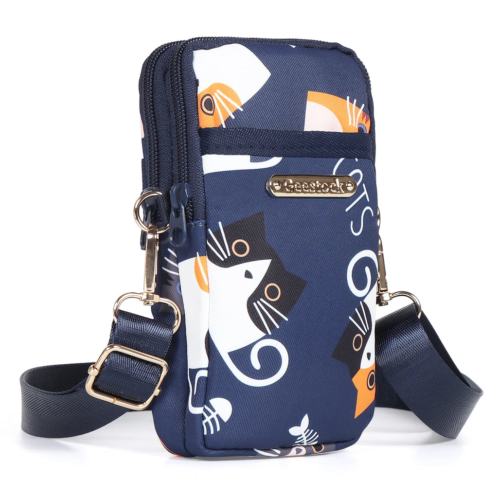 Mini Phone Crossbody Bag for Women 6.7 Inch Cell Phone Purse Running Armband Neck Wallet with Adjustable Strap