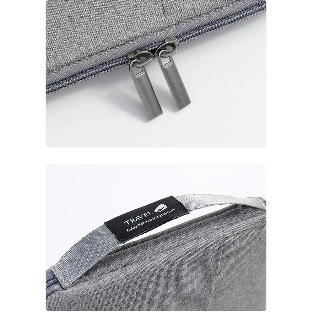 Travel Accessories Travel Wallet OX Cloth Ticket Holder Family Passport Holder Zipper Passport Protective Cover Document Case