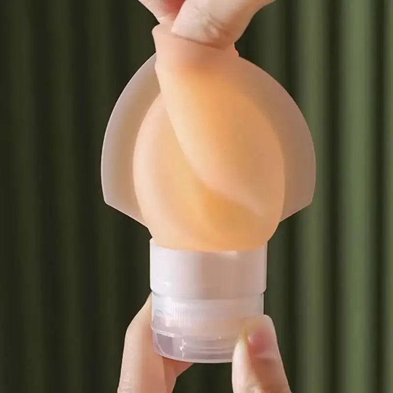 1/3pcs Portable Travel Bottles Soft Silicone Lotion Container Squeeze Tube Empty Bottle Shampoo Soap Travel Refillable Bottle
