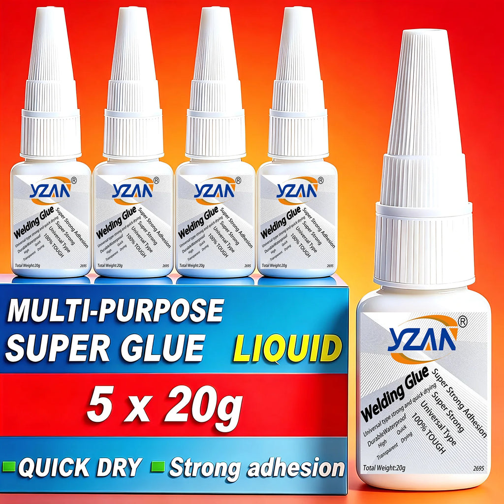 Super Adhesive Multi functional Adhesive, used for metal, plastic, daily maintenance, DIY, and small-scale process repairs 20g