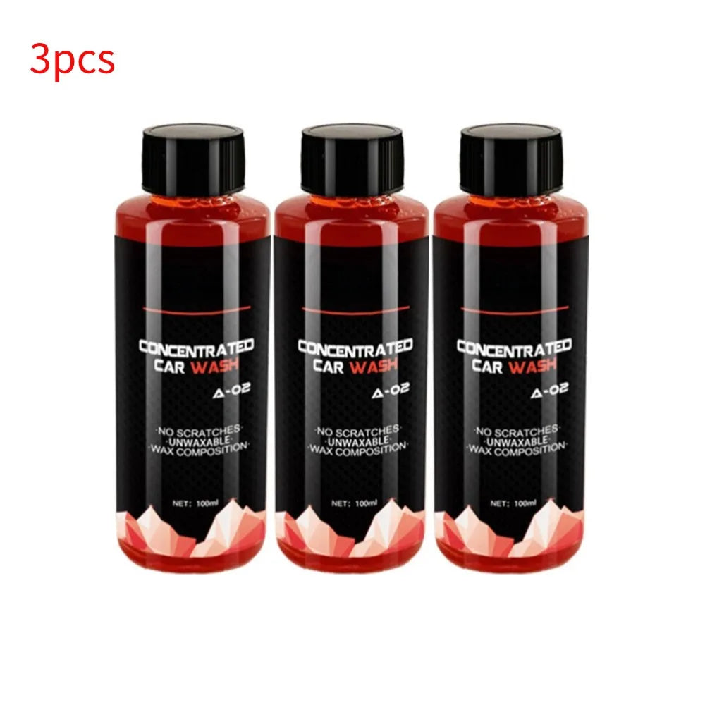 100ml Car Cleaning Foam Large Capacity High Concentration Super Foam Car Wash Liquid Auto Washing Shampoo Foam 1/2/3/4/5/10pcs