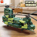 KAVOWORLD 1826PCS Transport Helicopter Building Block Set DIY Construction Bricks Toys Collectible Ornament for Adult Room Decor