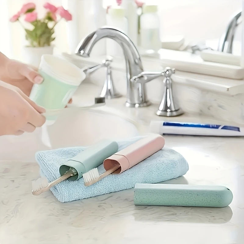 1pc Travel Toothbrush Case, Storage Box with Ventilation Holes, Suitable for Travel and Home Use