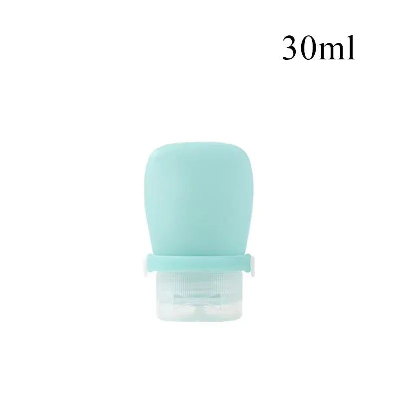 1/2pcs Soft Silicone Travel Bottles Empty Squeeze Tubes For Lotion Leakproof Skin Care Products Container Travel Accessories