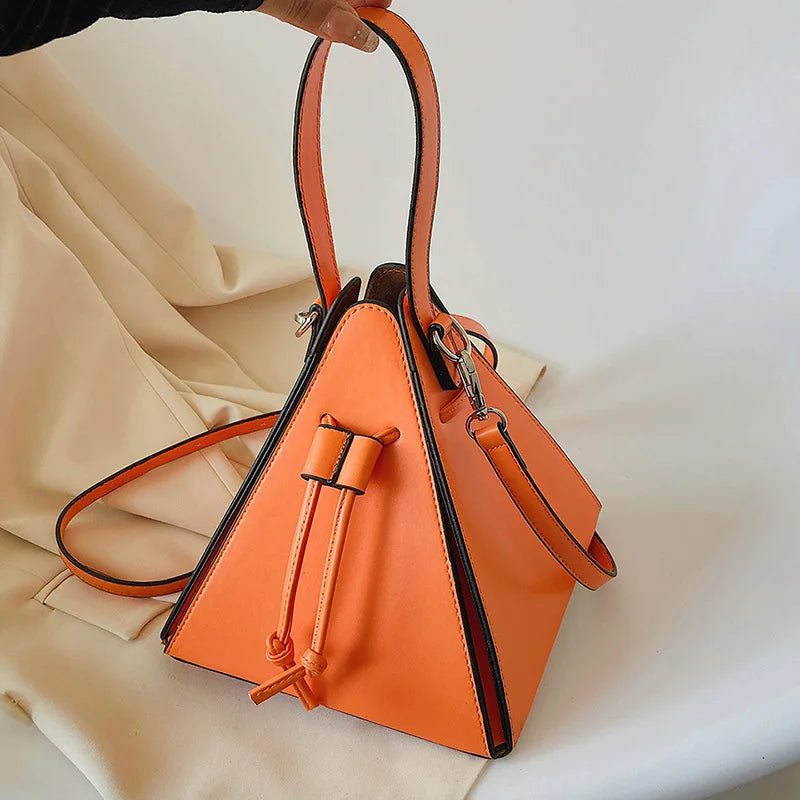 Fashion Ladies Shoulder Bags Handbag Sense of luxury Women Bags High quality Leather Crossbody Bag Designer Female Triangle Bags
