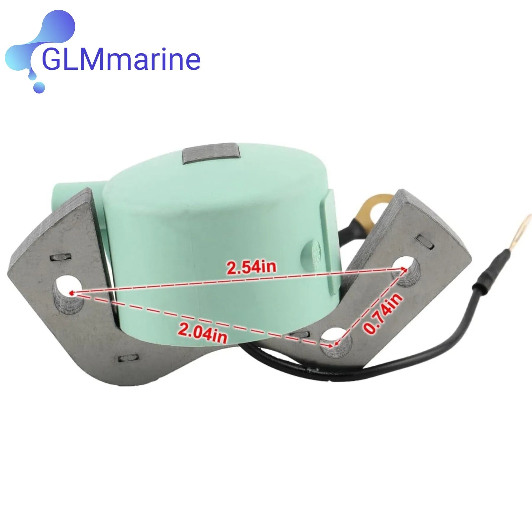 Ignition Coil 582931 802371A1 for Johnson Evinrude Outboard Engines 584477 and Also Fit Mercury 802371 580416 Replaces 18-5181