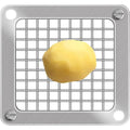 Vegetable Cutter Blade Replacement Blade, Vegetable Slicer Blade Dicer Blade Stainless Steel Grid Cutter for Food Chopper Kitchen Prep Potatoes Onions Cucumbers Easy Install 11x11cm 1 Pack