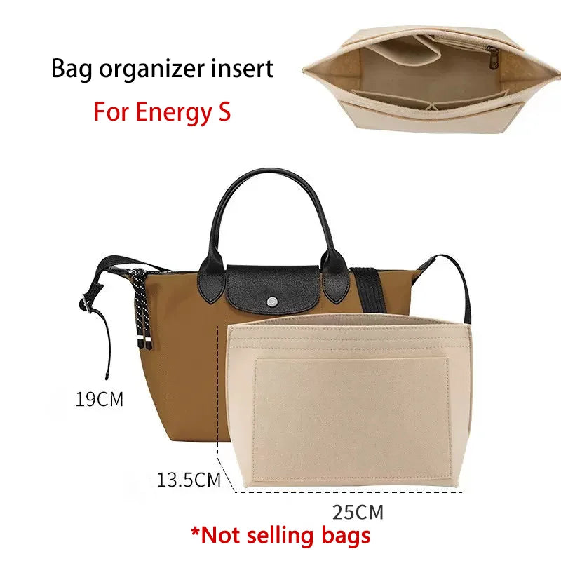 Bag Organizer Insert For Energy S Felt Durable Fashion Bag Support Storage Inner Modification Bag Accessories