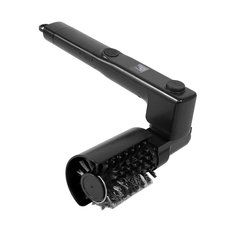 Electric Grill Brush Rechargeable, 3 Powerful Speed BBQ Grill Brush for Outdoor Grill, 180° Adjustable, Stainless Steel Rotary B