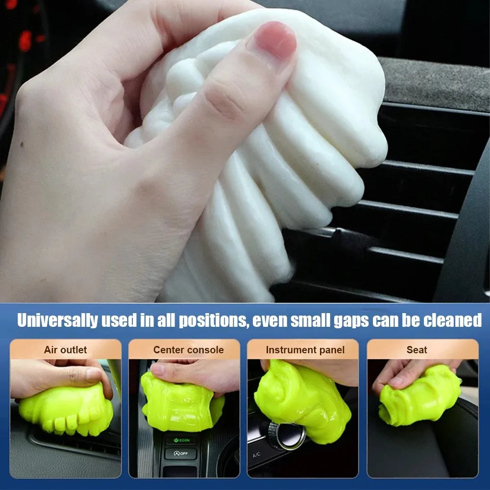160g Car Cleaning Gel Air Vent Computer Keyboard Dirt Dust Remover Slime Magic Mud Antibacterial and Universal Glue Wash Tool