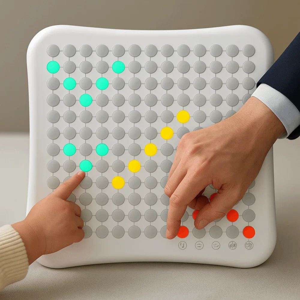 Portable AI Intelligent Gobang 5-in-1 Educational Smart Electronic Gomoku Two-player Interactive Chess Board Game Family Party