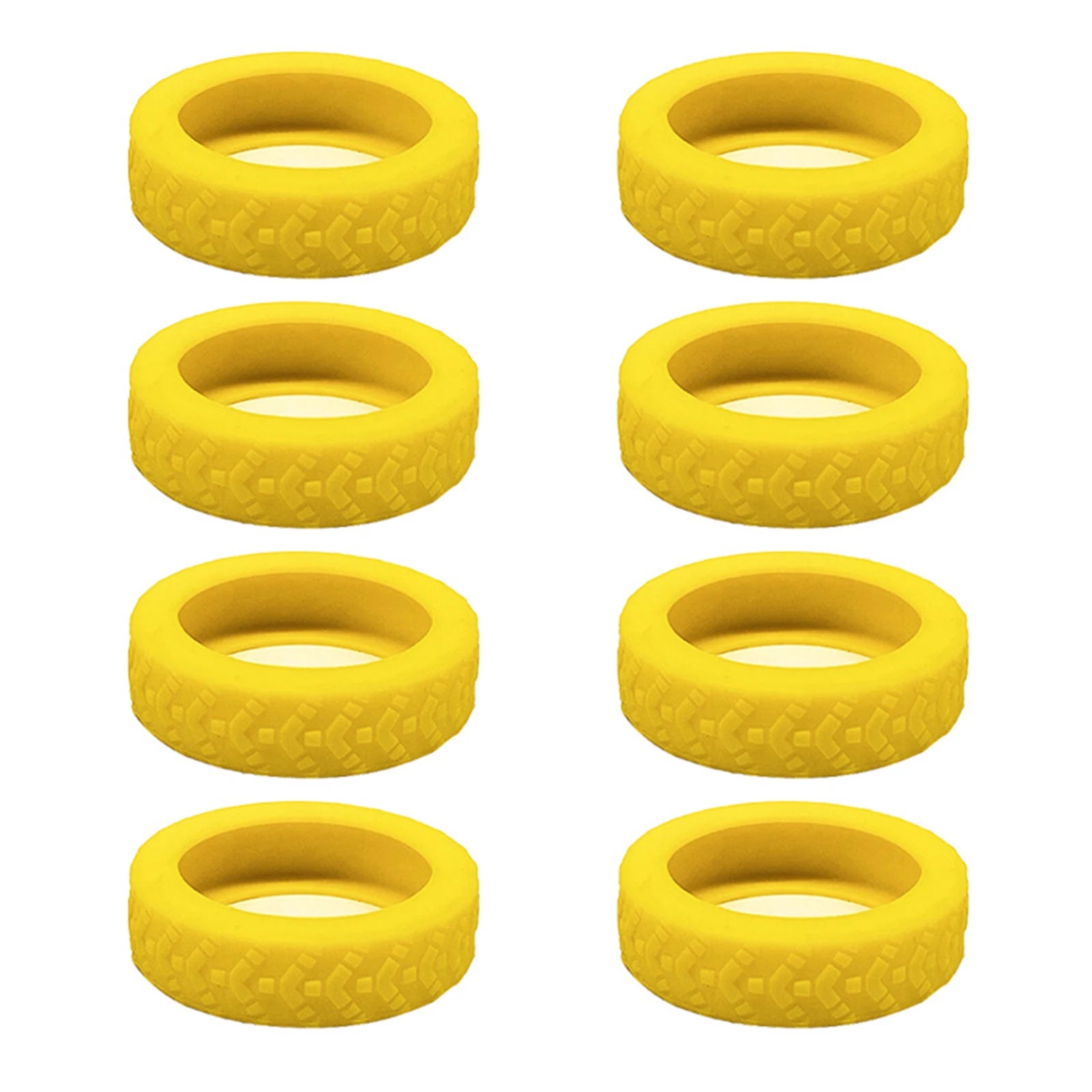 8PCS Silicone Suitcase Wheel Protection Case,Low Noise Trolleys Case Wheels Protector,Universal Wheels Guard Cover Accessories