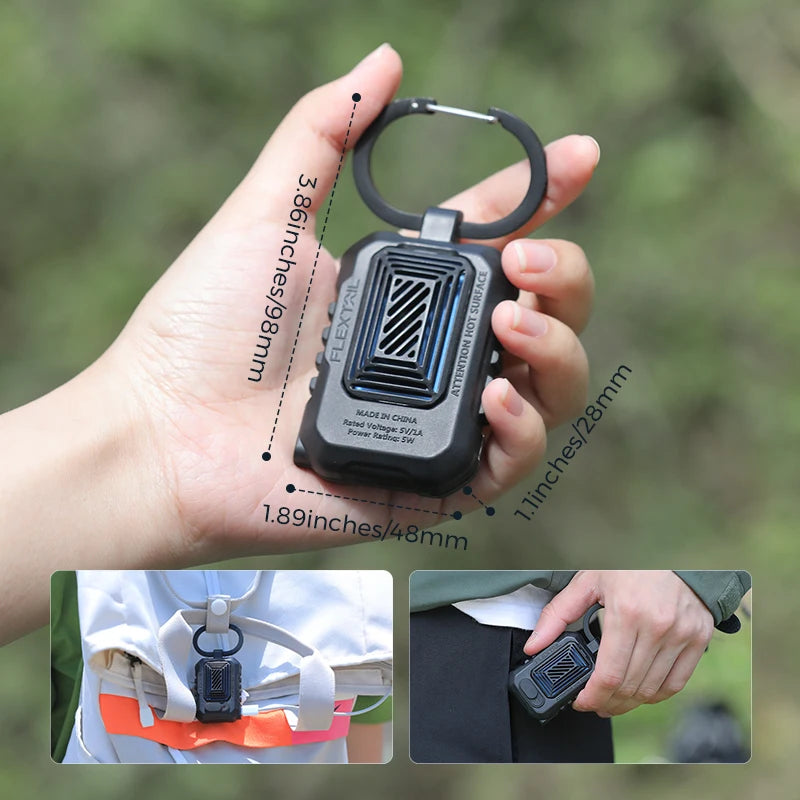 FLEXTAIL Electric Mosquito Repeller with Dual Heating Modes, Need External Power Source (Repellent Mats Not Included)