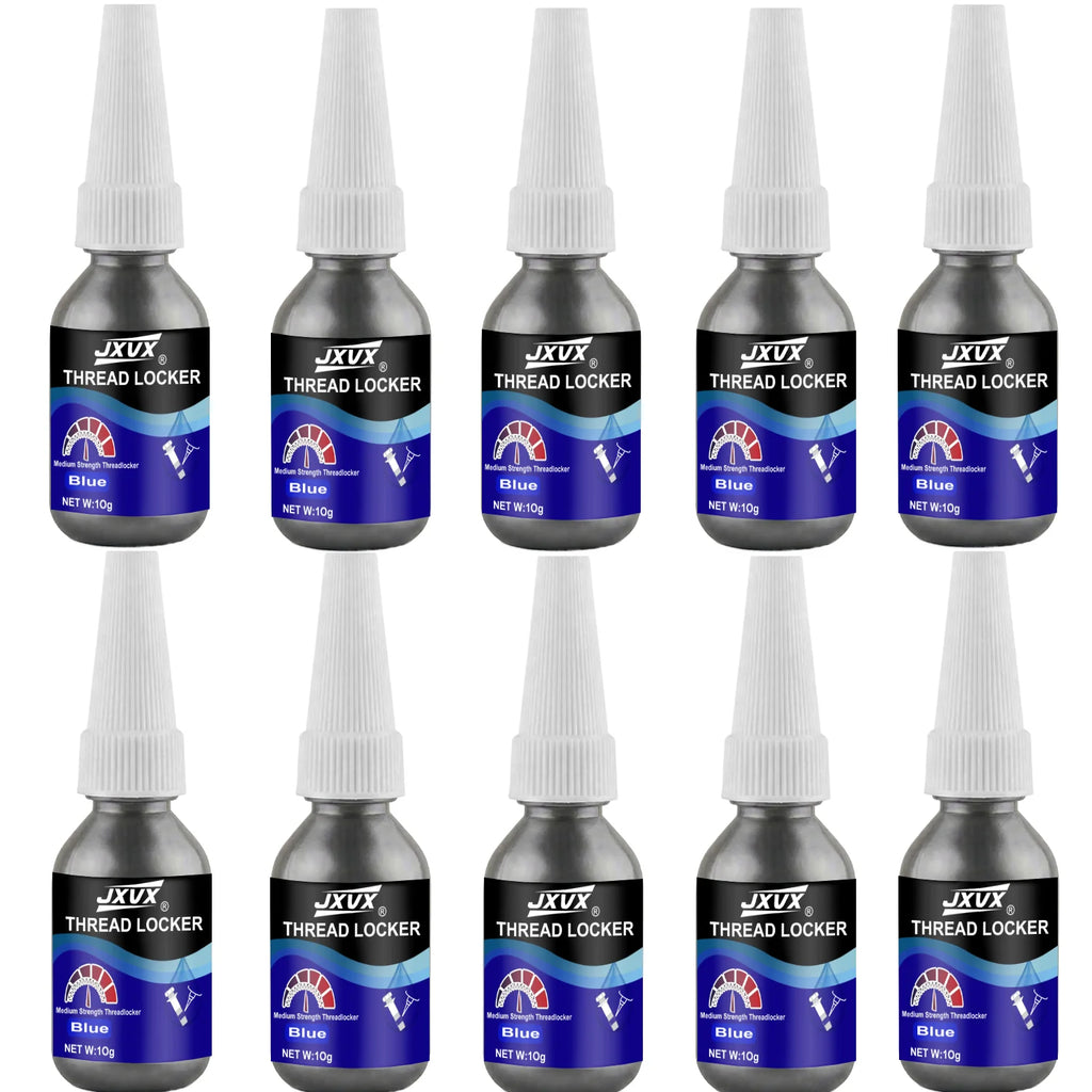 JXVX 10ml Anaerobic Thread Sealing Adhesive, Anti-Stick Glue for Screws, Quick Fixing, Fast Curing Thread Adhesive for Screws