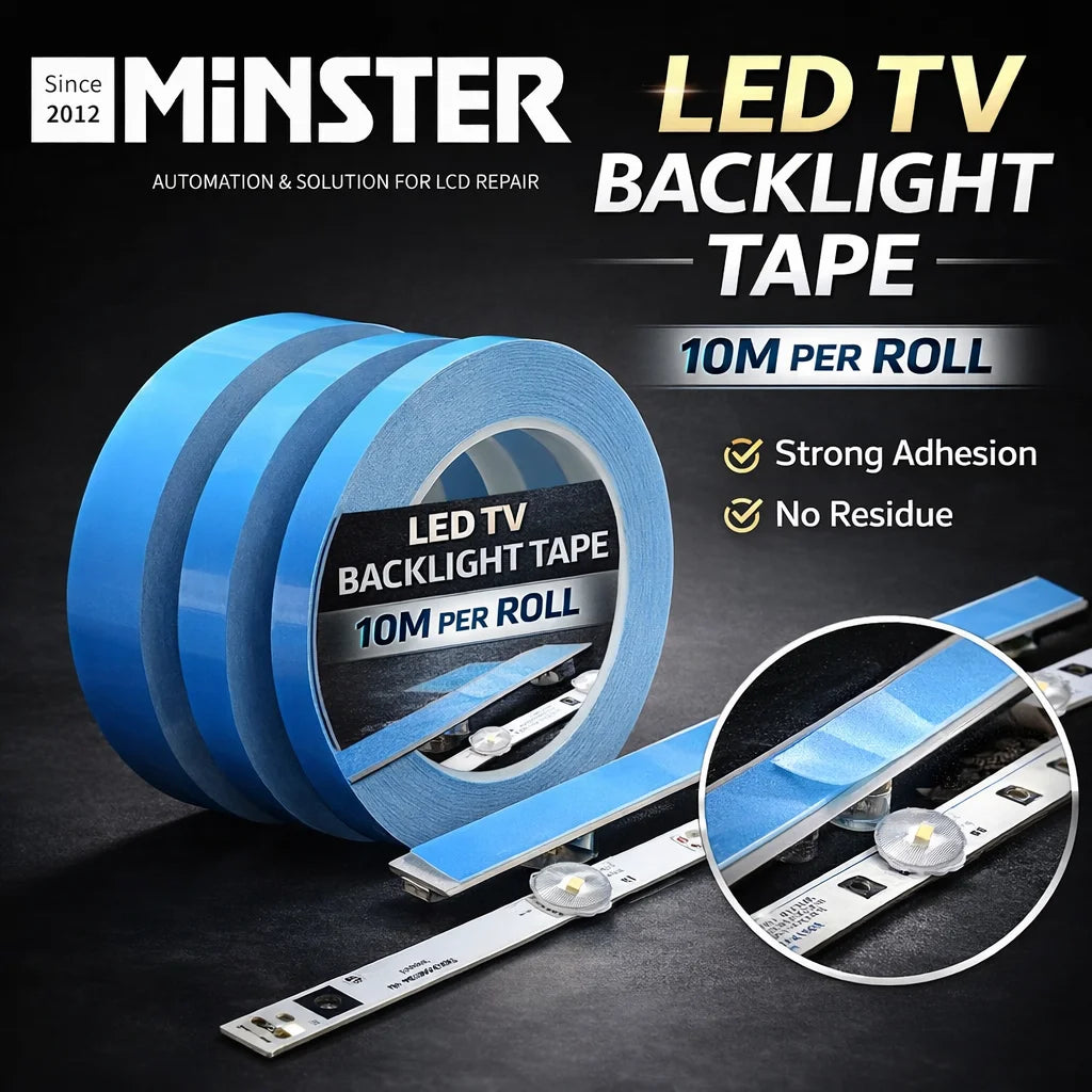 Double Sided Adhesive Thermal Tape for LED Strip TV Backlight LCD LED TV Screen Display Panel Repair Tape 5/8/10/12/15/20mm 10M
