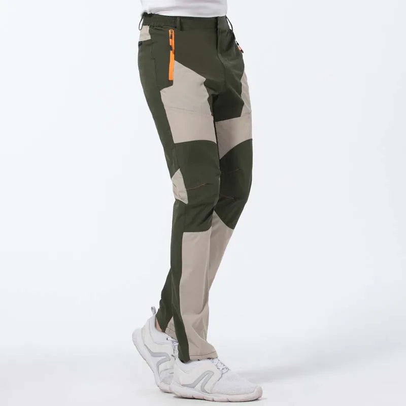 Elastic Mens Hiking Pants Outdoor Sport Summer Quick Dry Windproof Waterproof Trekking Climbing Wear-resistant Breathable Pants