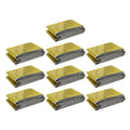 2/3/5/10Pcs Folding Emergency Blanket – Waterproof Windproof Sunshade for Camping & Survival