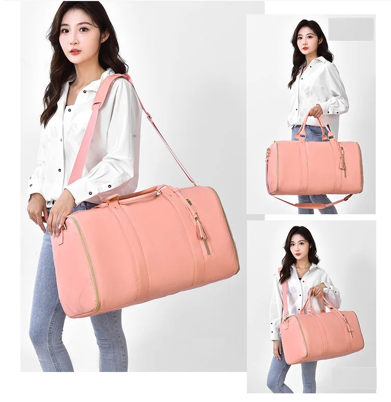 Women Rolling Garment Bags for Travel Handbag with Wheels Women Carry On Garment Duffel Bag Suit Travel Rolling Trave Duffle Bag