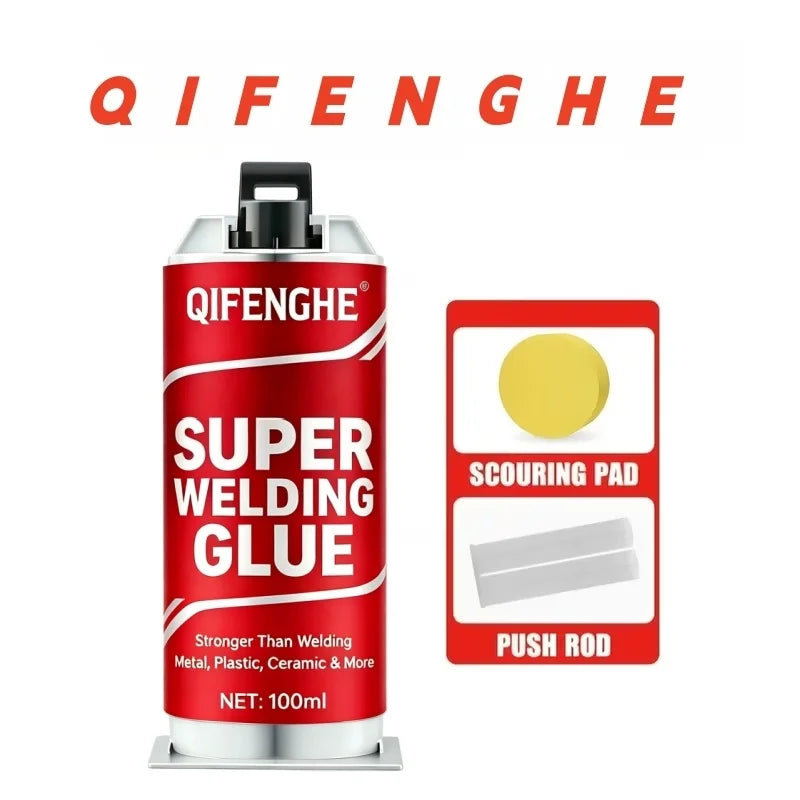 Multipurpose Super Welding Glue, Strong Bond Adhesive for Metal, Plastic, Ceramic