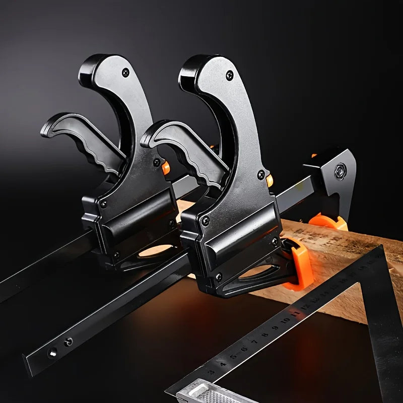 2pcs/set F-type Fixing Clip, Woodworking Tool Clip, Suitable for Adhesive Fixation, DIY Quick Grip Clip