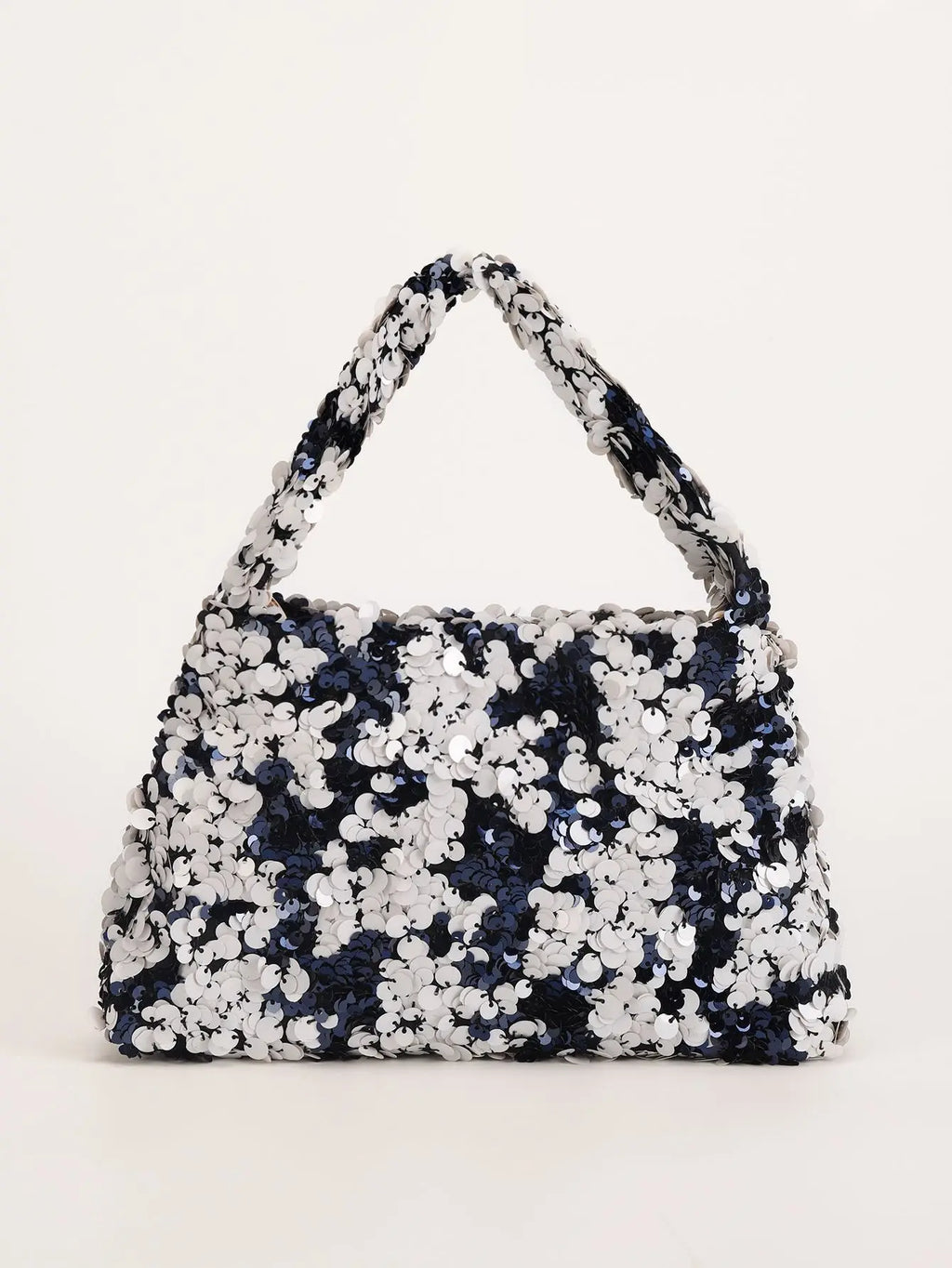 New sequined handbag high-end dinner bag chain oblique span women's shoulder bag fashion women's bag