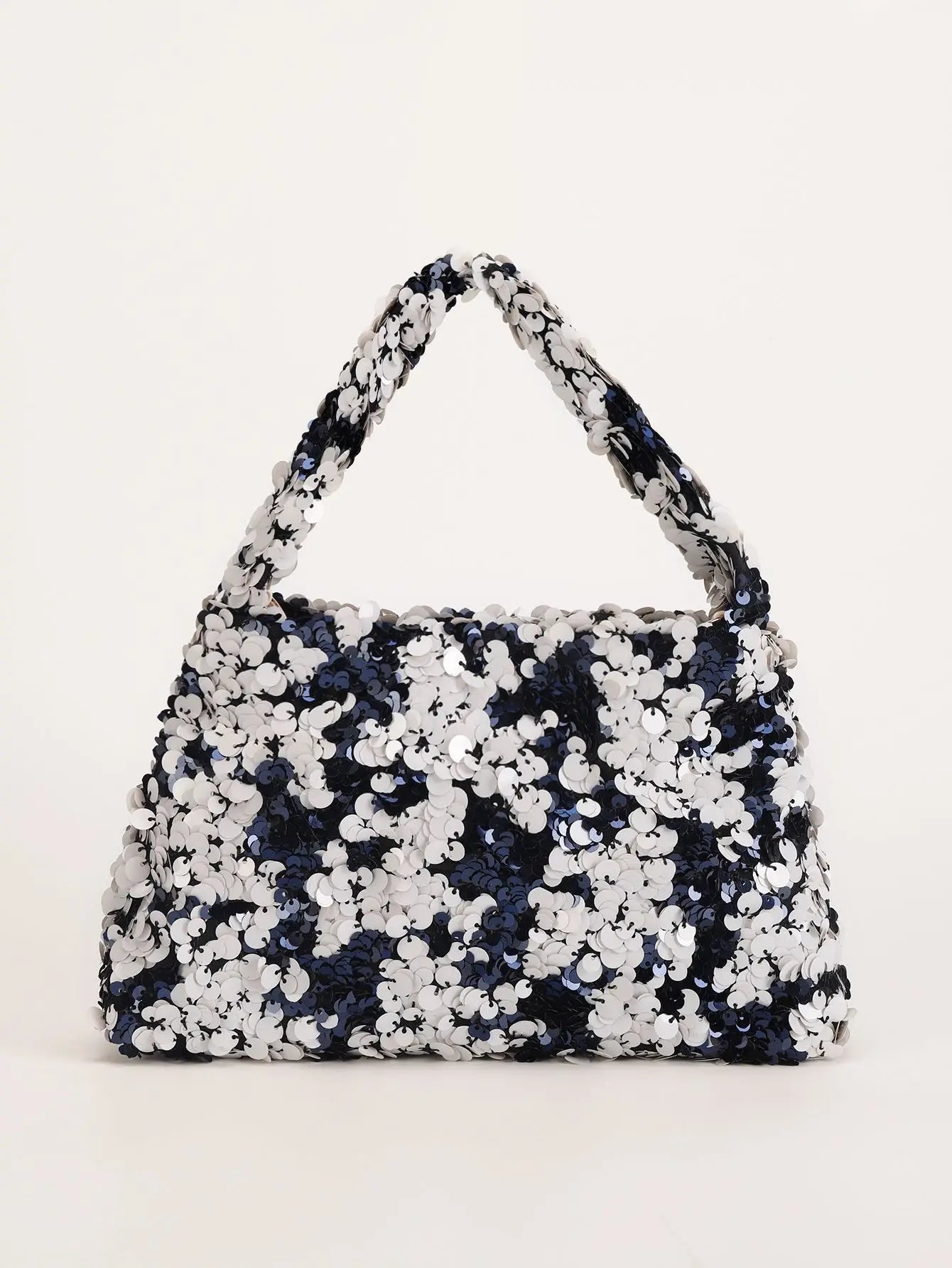 New sequined handbag high-end dinner bag chain oblique span women's shoulder bag fashion women's bag