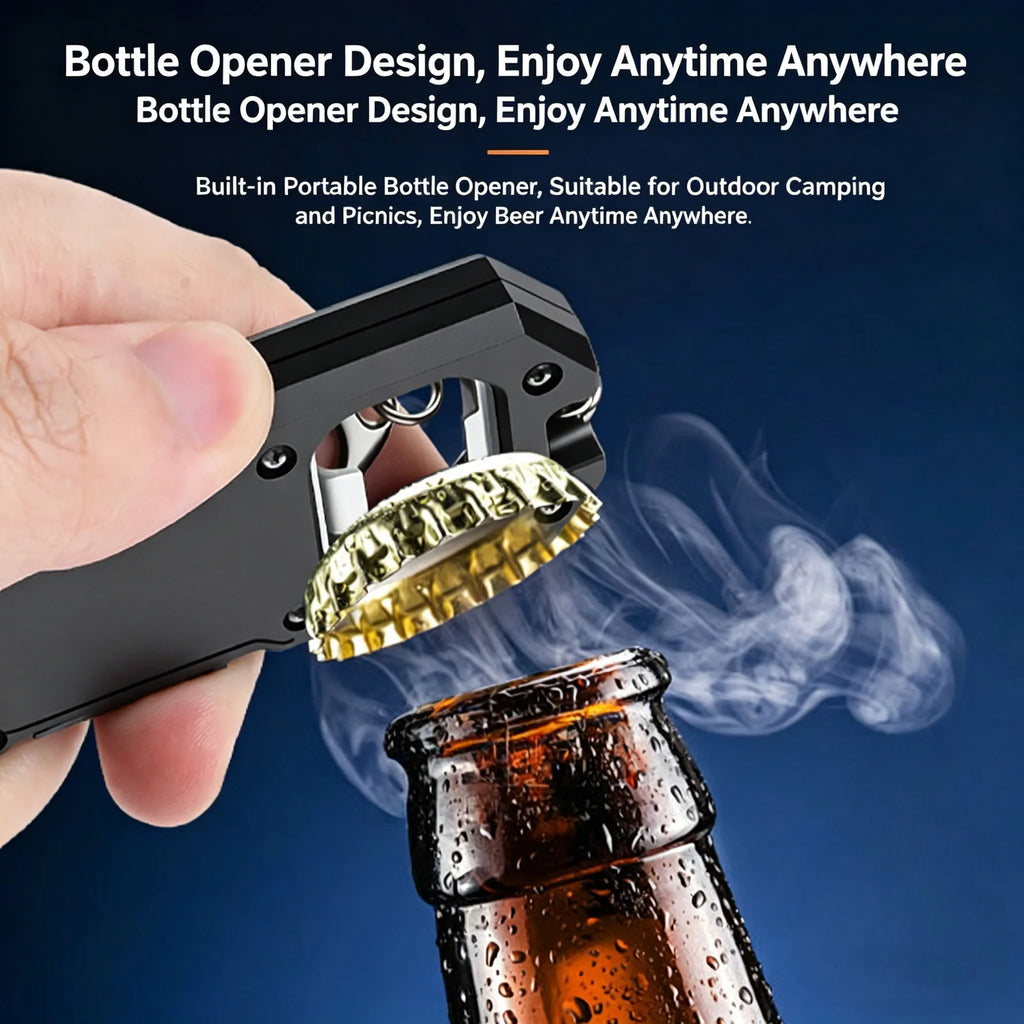 COB Keychain Light LED Flashlight USB-C Rechargeable Mini Handheld Flashlight Work Light with Bottle Opener for Outdoor Camping