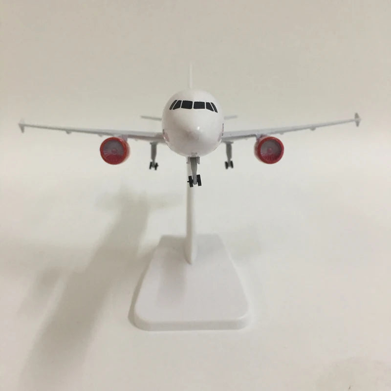JASON TUTU 20CM Air Asia Airbus A320 Aircraft Model Planel Airplane Metal Diecast Planes Collect Gifts