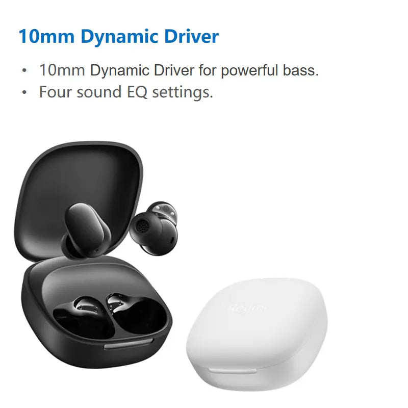 Global Version Redmi buds 6 Play Earphone 10mm Dynamic Driver AI noise cancellation for calls Bluetooth 5.4 TWS Headphone