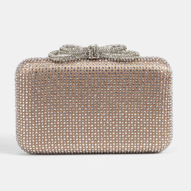 Diamond Evening Bag Clutch Silk Fabric New Crossbody Shoulder Fashion Luxury Brand Vip Women's Purses Bags Casual Party Handbag