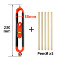 Profile Scribing Ruler Contour Gauge With Lock Adjustable Locking Woodworking Tools Measuring Gauge Measurement Tool