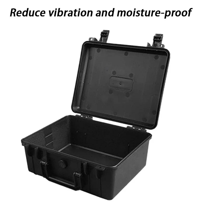 PP Thick Toolbox Organizer Storage Hardware Suitcase Empty Mechanical Workshop Toolbox Store Hard Drive Tools Case Packaging
