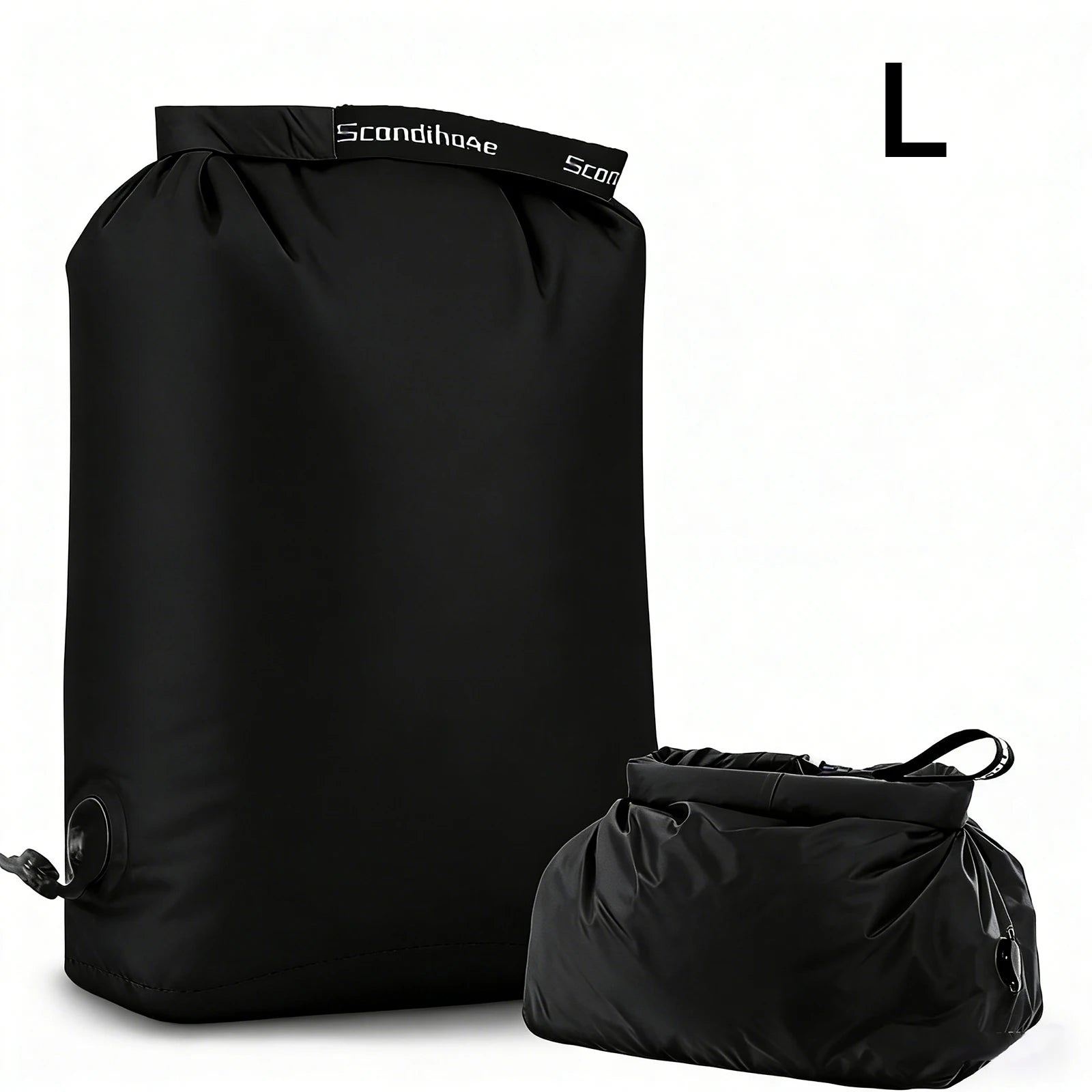 Travel Storage Bag Compression Sack Waterproof No Pump Vacuum Bag Clothes Organizer Space Saving Pouch for Backpacking Gym