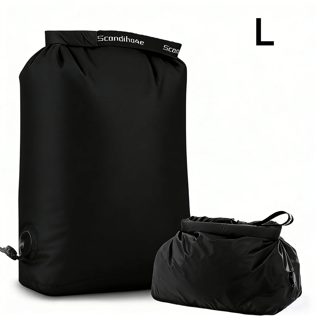 Travel Storage Bag Compression Sack Waterproof No Pump Vacuum Bag Clothes Organizer Space Saving Pouch for Backpacking Gym