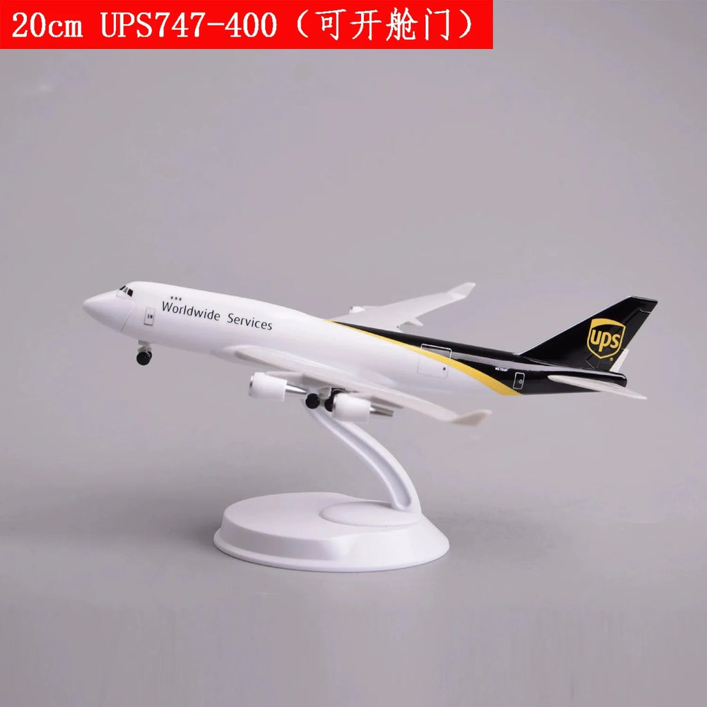 747 Series Openable Cargo Door Scale Aircraft Model 20cm China Eastern Cargo B747 ABS Miniature Airplane Model Adults Fun Gift