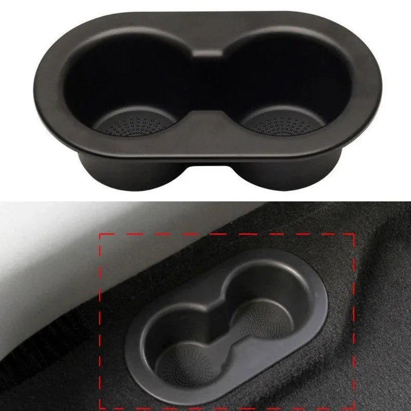 Dual Water Cup Holder For Car Rear Beverage Cups For Dodge Ram 2002-2016 Sturdy And Convenient Storage Cup Holders