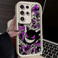 P-Pokemon Gengar Graffiti Phone Case for Samsung Galaxy S24 S25 S23 Ultra S22 S21 Plus FE A36 A56 A26 A16 A06 A15 A25 A35 A55 5G