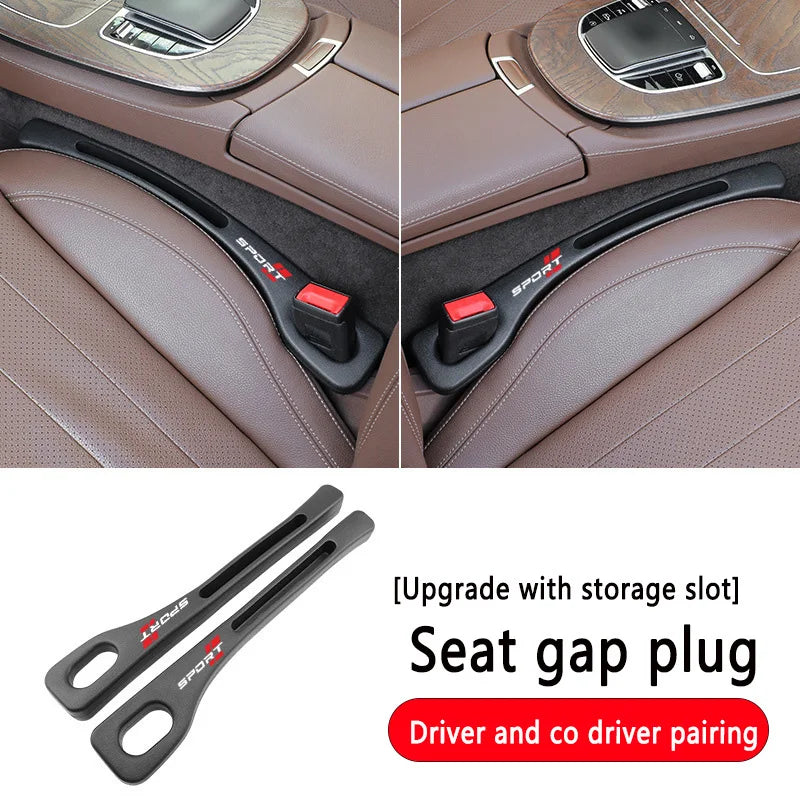 2pcs Car Seat Gap Filler Side Seam Plug Strip Styling Seat Gap Anti-drop Filling Strip Portable Interior Decor Auto Accsesoriers