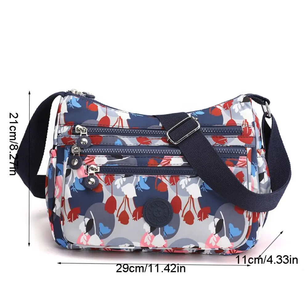 Oxford Cloth Oxford Cloth Crossbody Bag Multilayered Korean Style Mommy Bag Message Bag Phone Bag Large Capacity Crossbody Bag