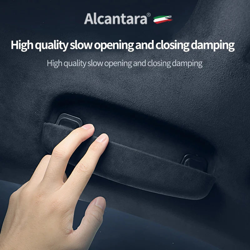 car eyewear case box sunglasses holder Alcantara suede new For zeekr 001 009 zeekr X 007 Glasses storage box auto accessories