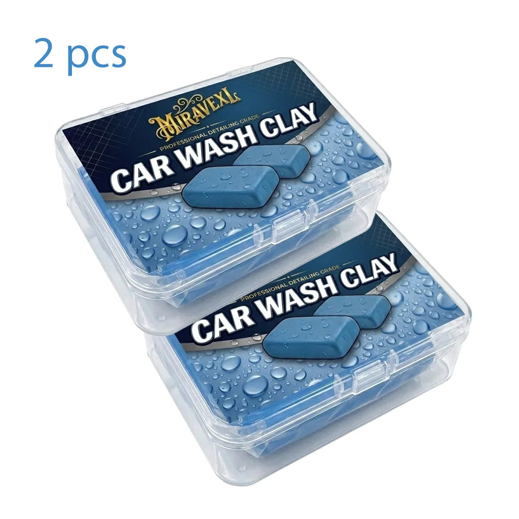 Detailing Clay Bar with Storage Case, Reusable Car Cleaning Clay, Removes Contaminants, Safe for All Vehicle Paint Finishes