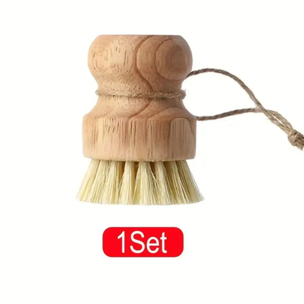 1/2/3pcs Multi-Functional Kitchen Cleaning Brush Set - Effective Dish Brush, Heavy-Duty Pot Brush, Durable Construction
